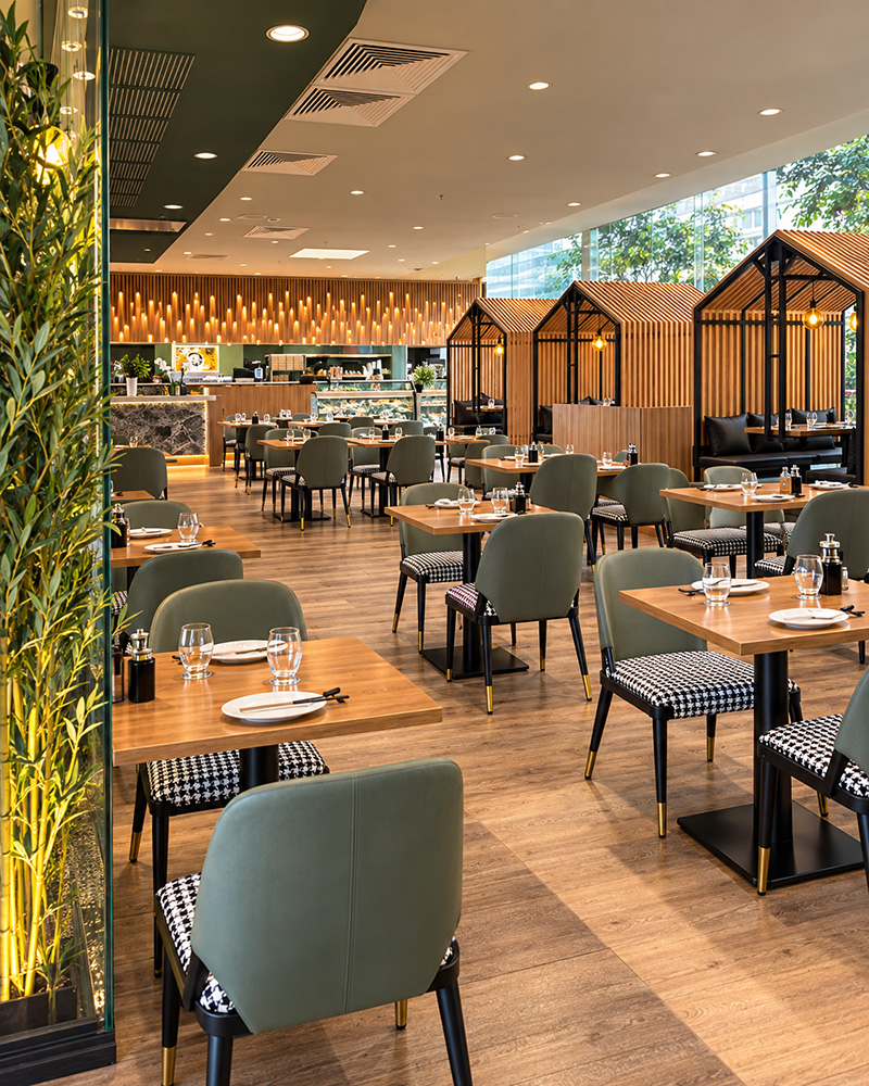 Salle du restaurant Sushi Aji